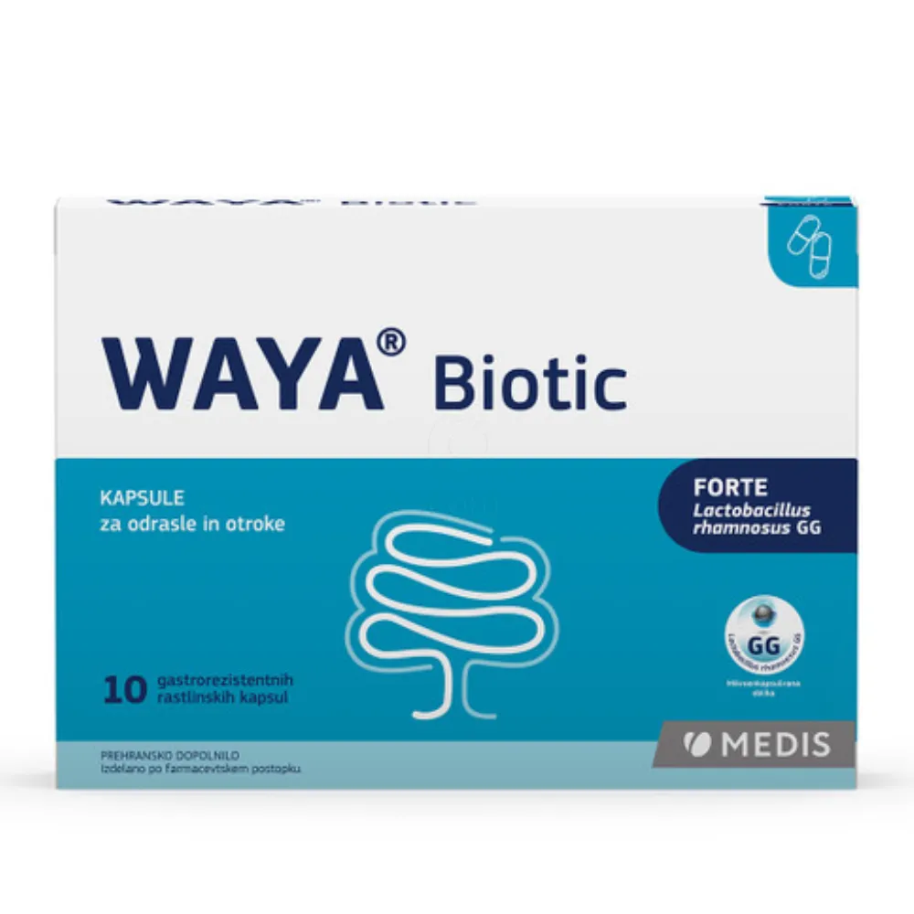 Waya Biotic, kapsule za odrasle in otroke (10 kapsul)